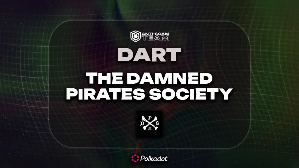 DART THE DAMNED PIRATES SOCIETY